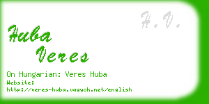 huba veres business card